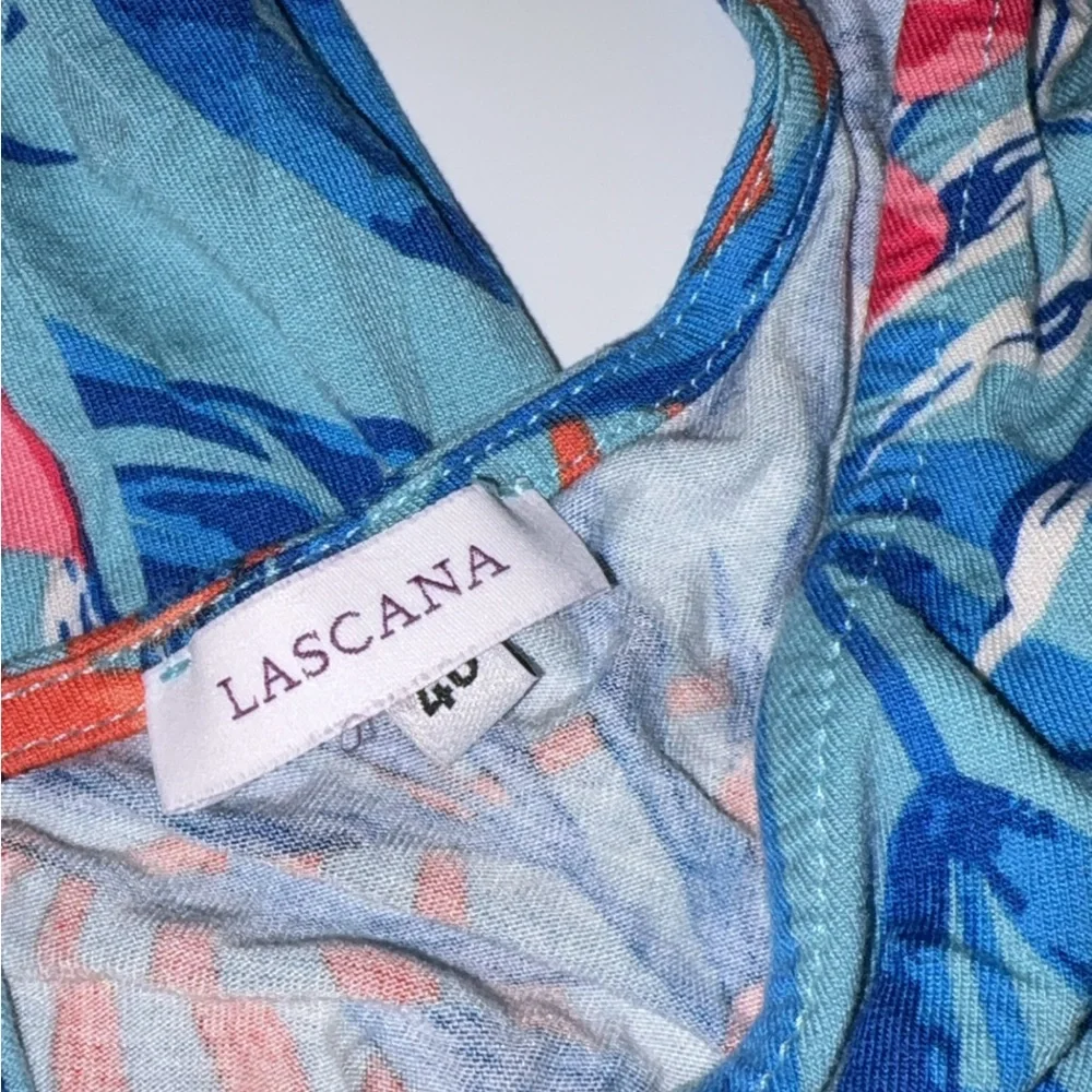 Floral Blue and Pink Jumpsuit - Picture 5 of 5